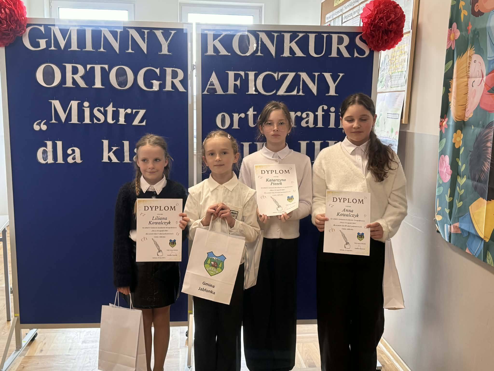 Gminny Konkurs Ortograficzny Mistrz Ortografii Gminny Konkurs Ortograficzny Mistrz Ortografii