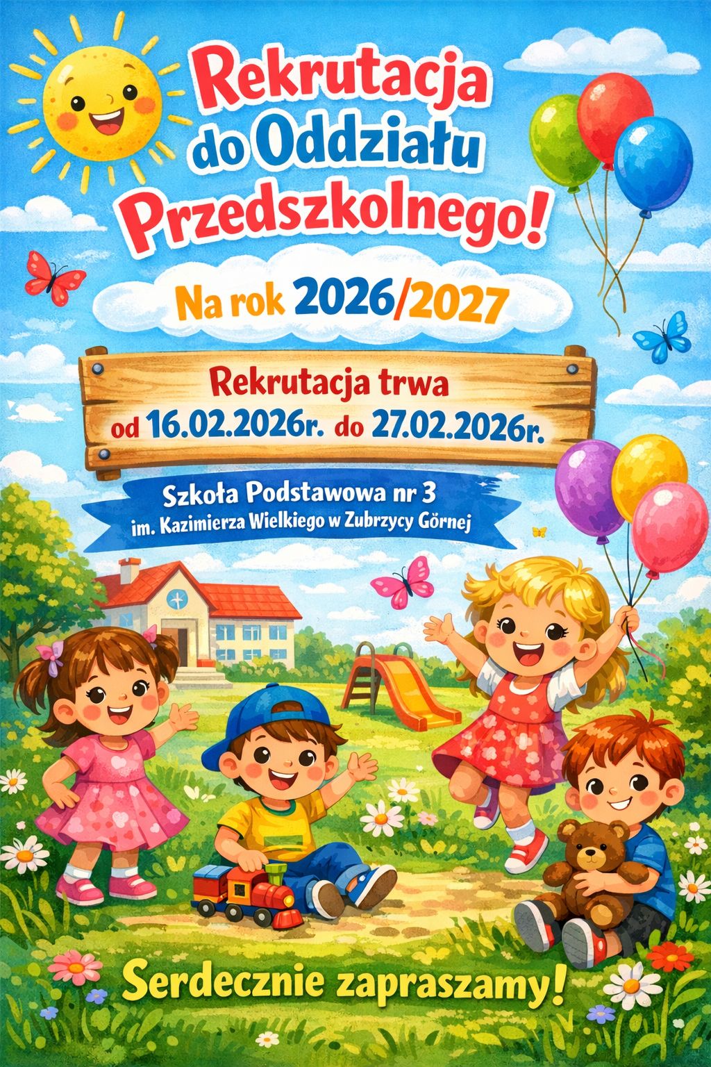 Rekrutacja do oddziału przedszkolnego Rekrutacja do oddziału przedszkolnego