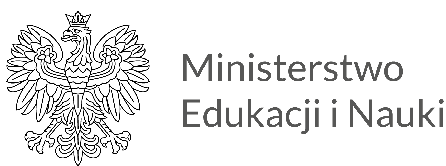 Logo ministerstwo poziom PL czarne